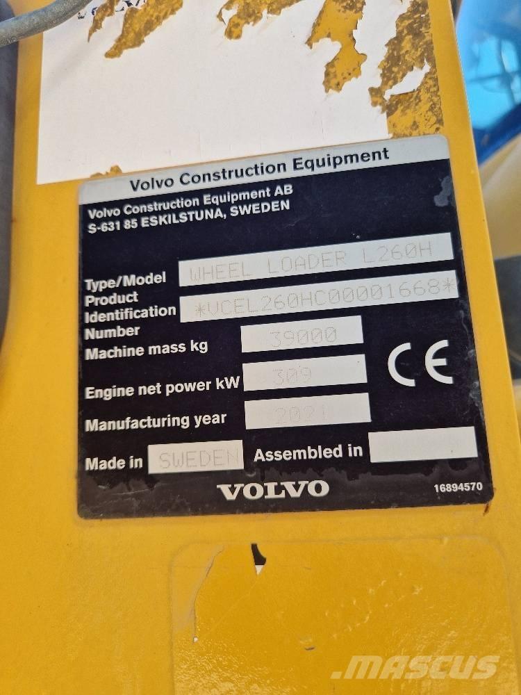 Volvo L 260 H Kolové nakladače