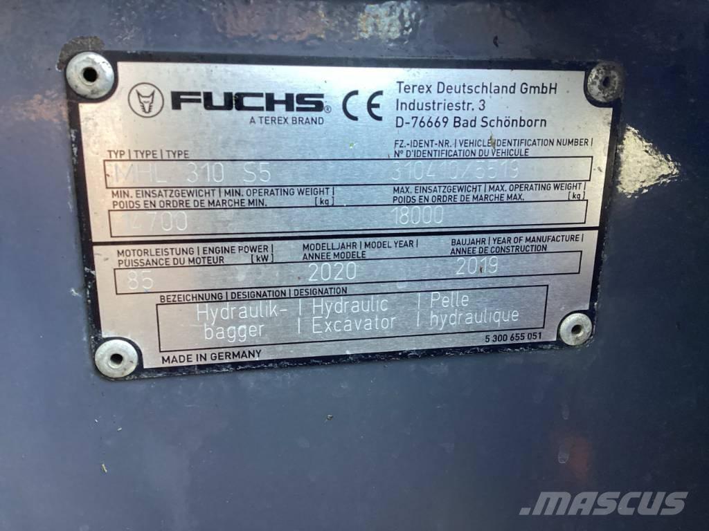 Fuchs MHL 310 S5 Stroje pro manipulaci s odpadem
