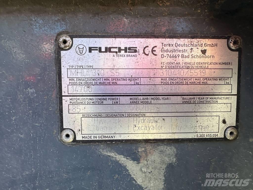 Fuchs MHL 310 S5 Stroje pro manipulaci s odpadem