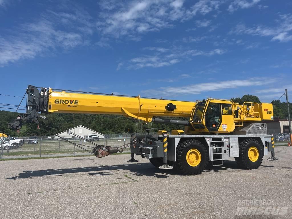 Grove GRT 650 Jeřáby pro těžký terén
