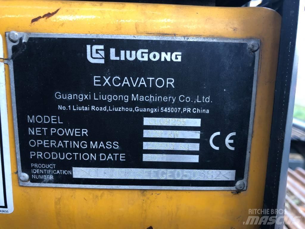 LiuGong 925E Pásová rýpadla