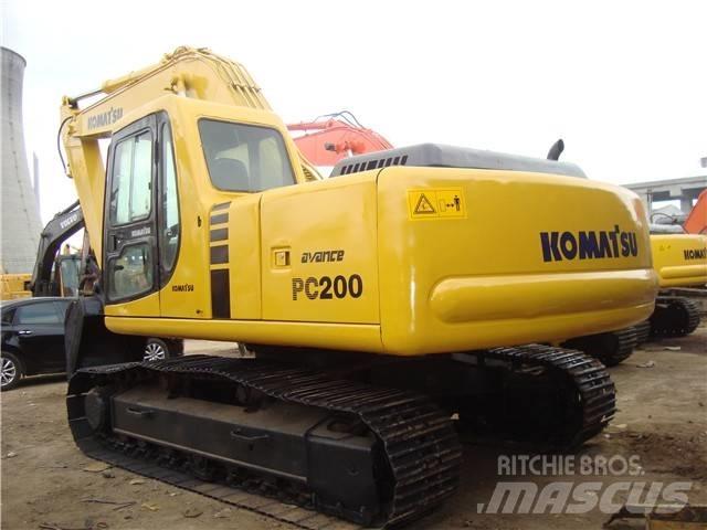 Komatsu PC 200 Pásová rýpadla