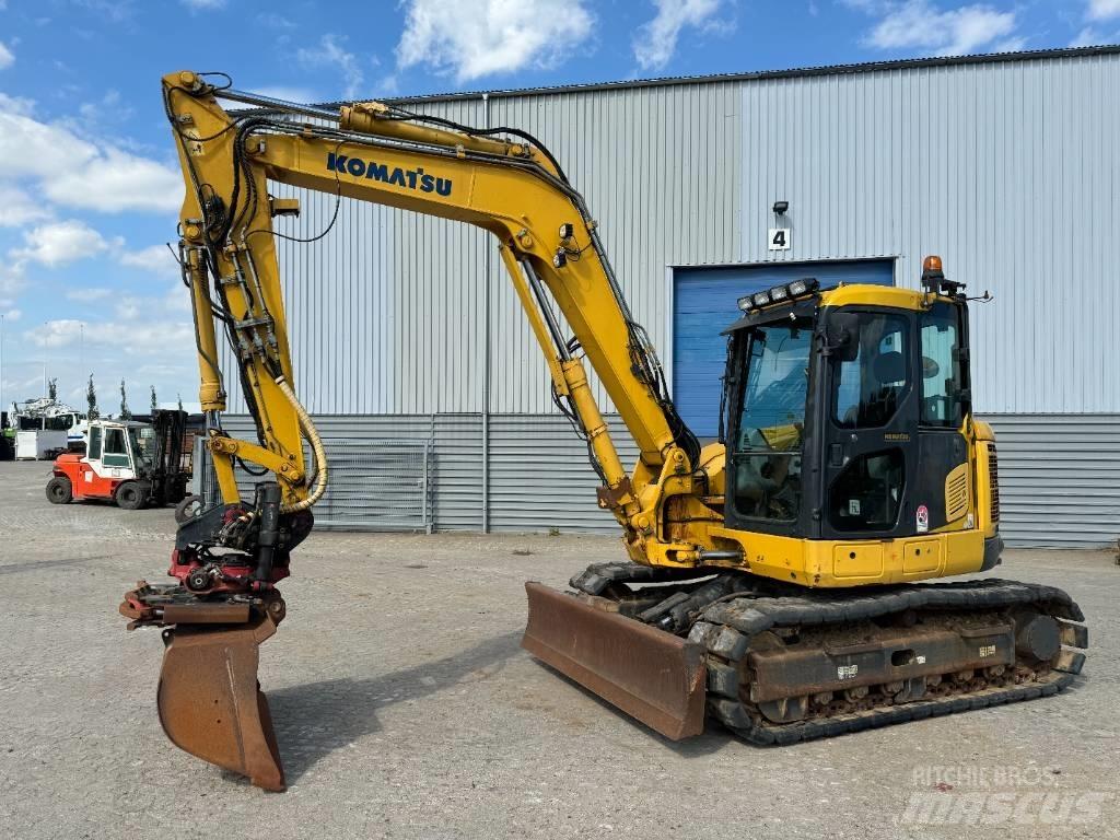 Komatsu PC 118 MR-8 Pásová rýpadla