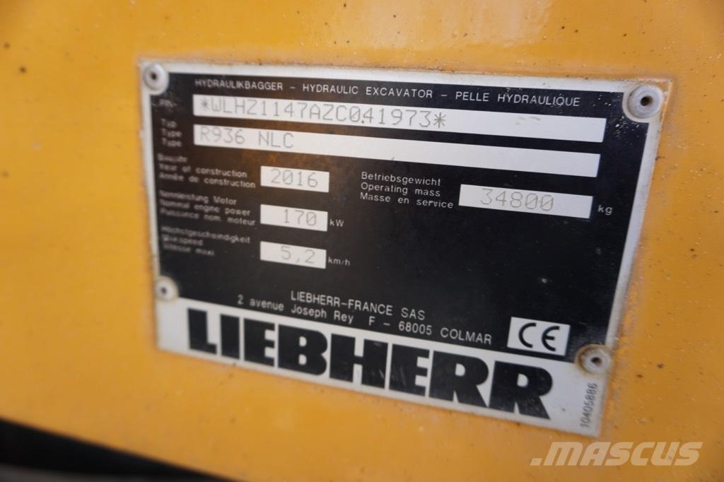 Liebherr R 936 N LC Pásová rýpadla
