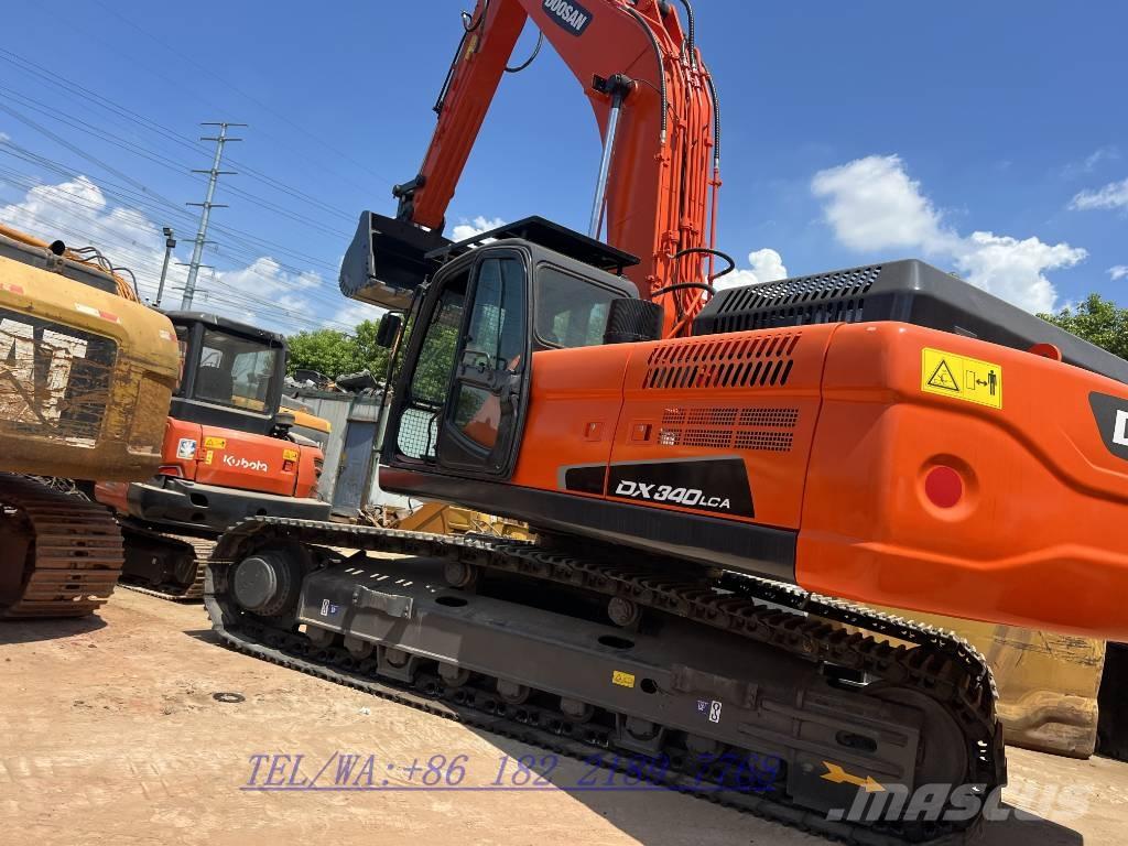 Doosan DX340 Pásová rýpadla