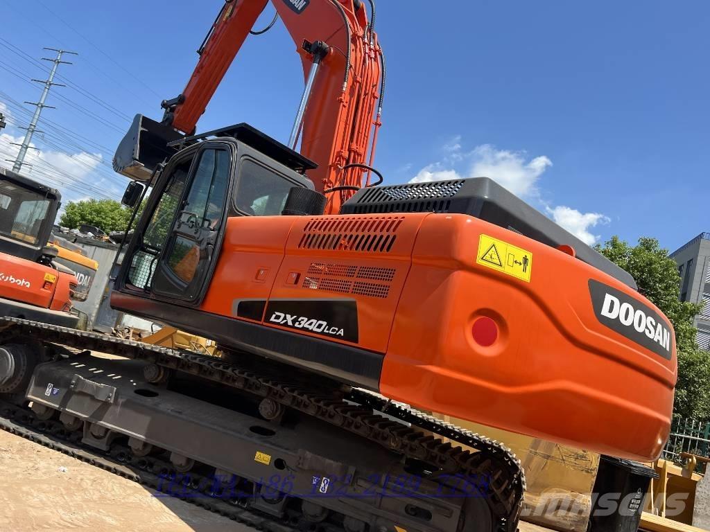 Doosan DX340 Pásová rýpadla