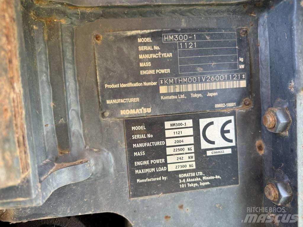 Komatsu HM300-1 Kloubové dempry