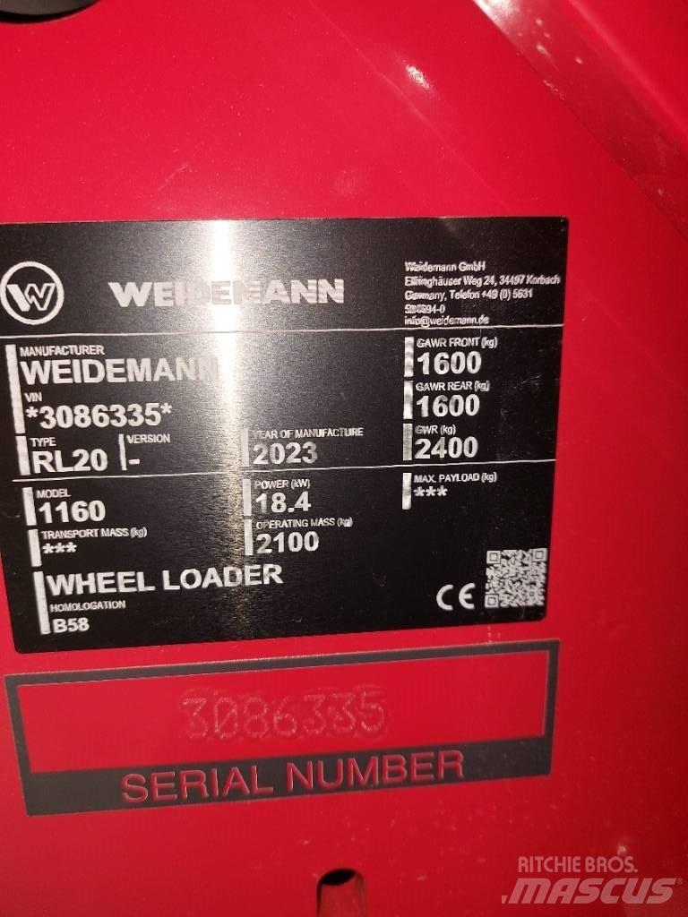 Weidemann 1160 Víceúčelové nakladače