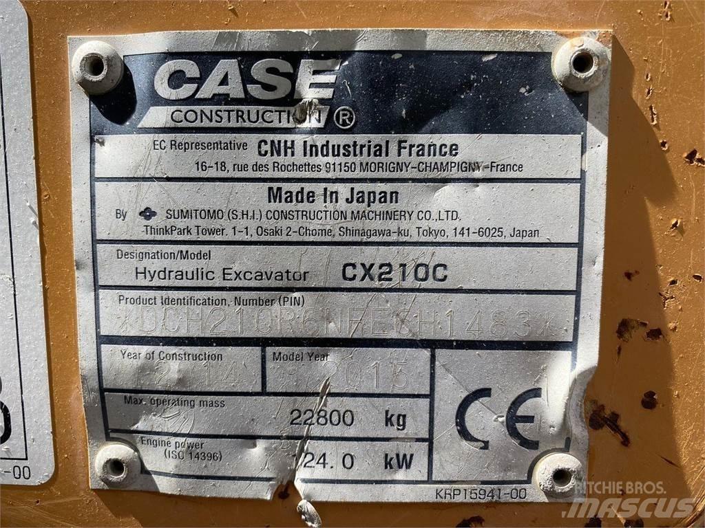 CASE CX210 Pásová rýpadla