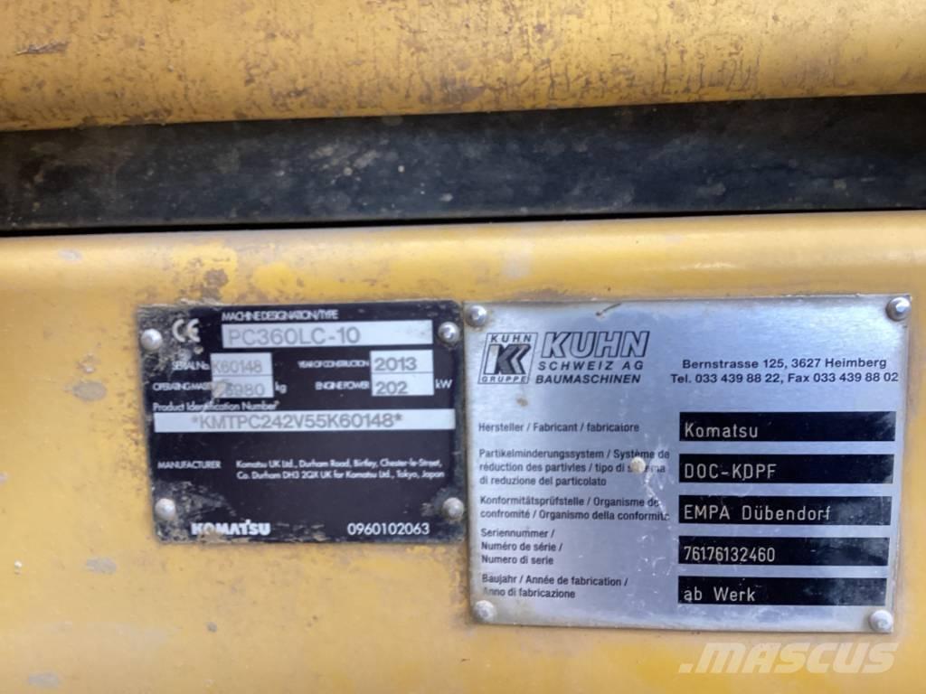 Komatsu PC 360 LC-10 Pásová rýpadla