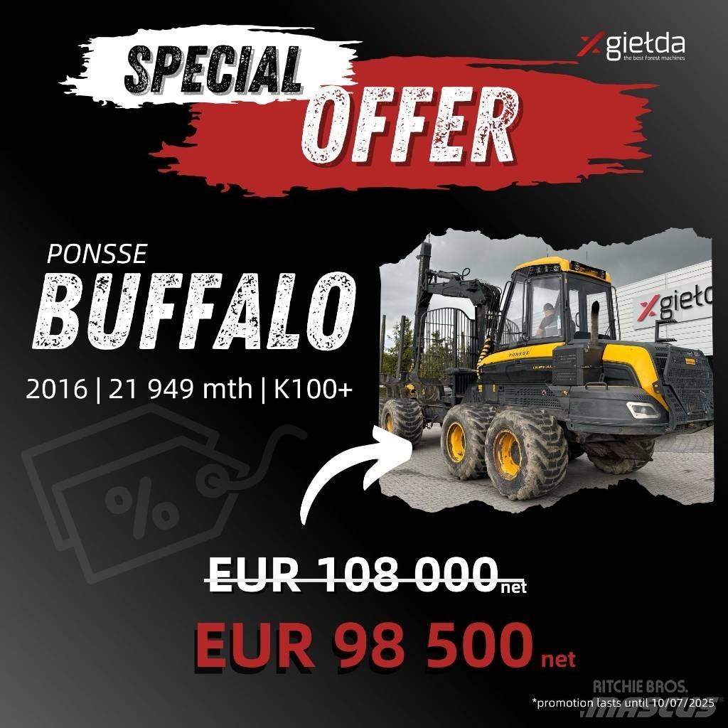 Ponsse Buffalo Vyvážecí traktory