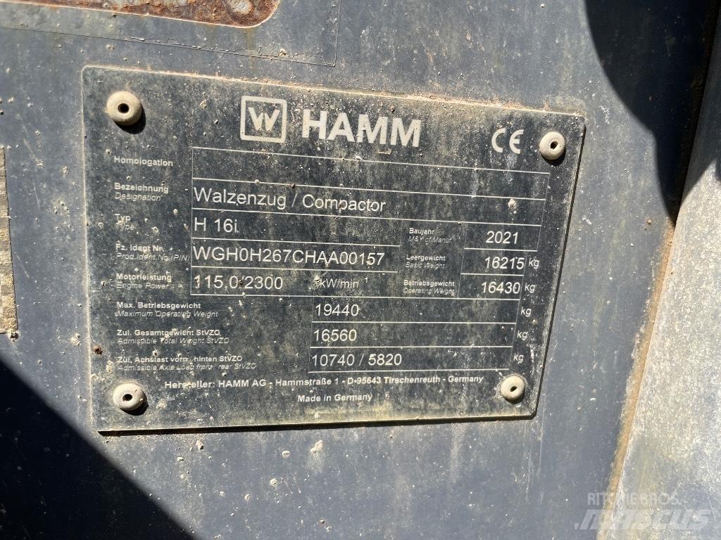 Hamm H 16 i Půdní kompaktory