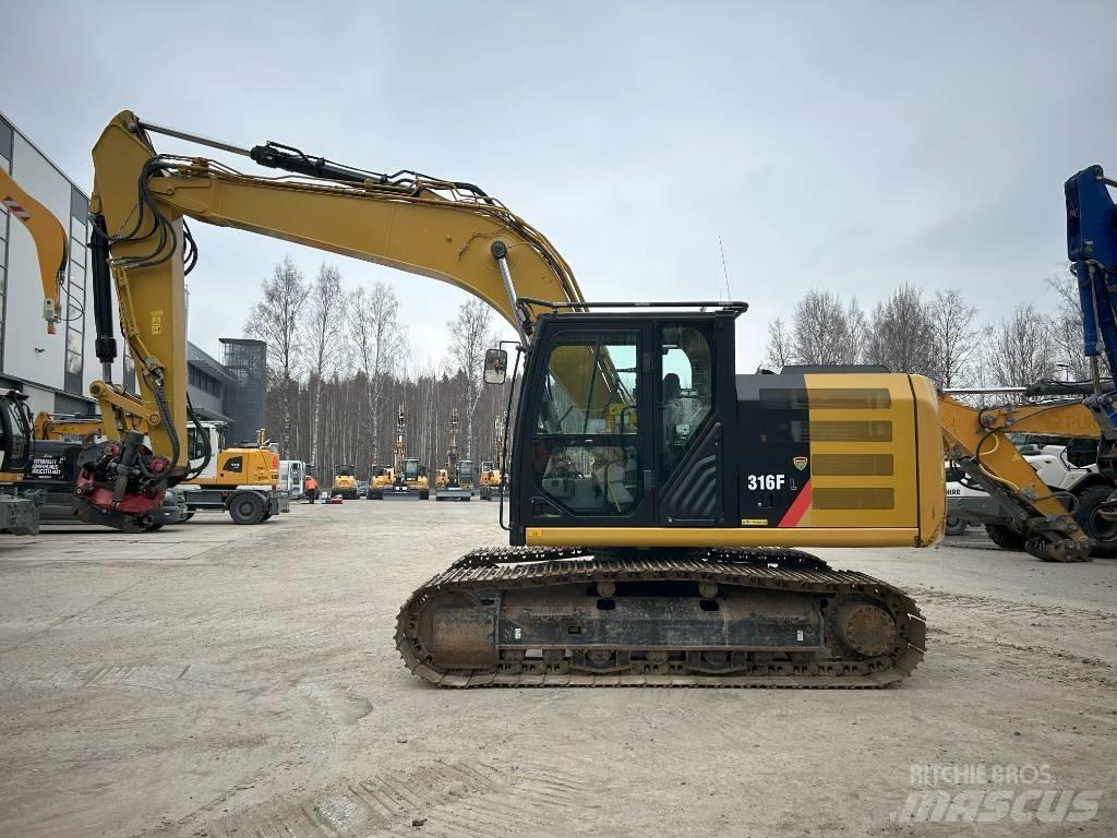 CAT 316 FL Pásová rýpadla