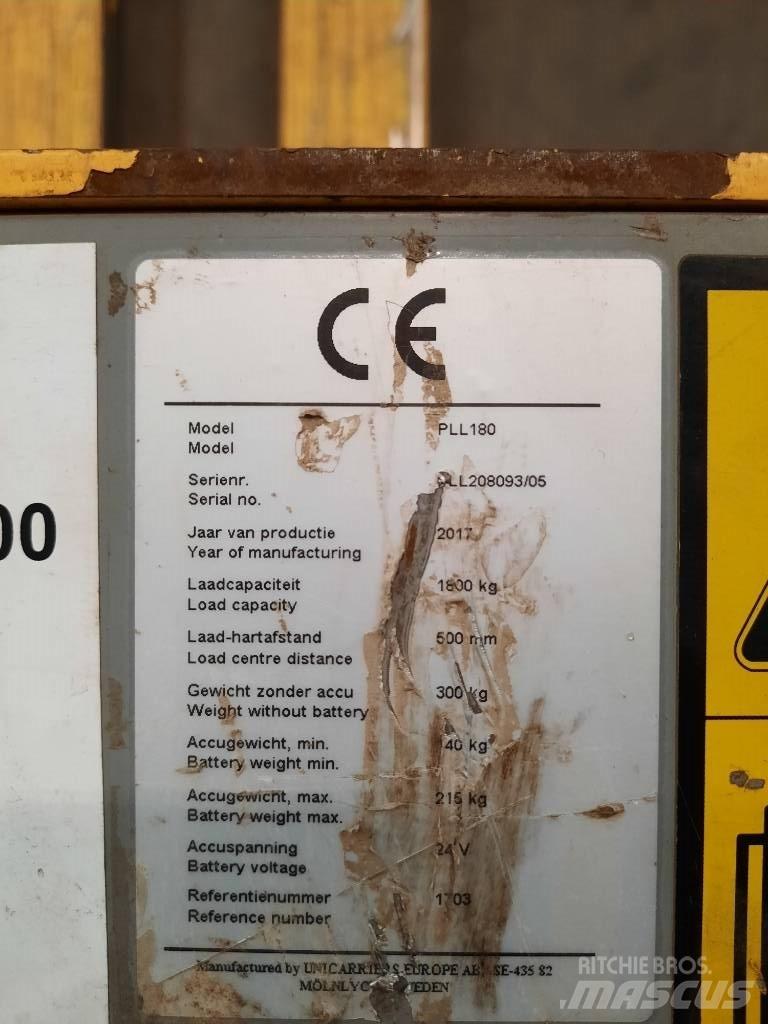 UniCarriers PLL180 Nízkozdvižný vozík