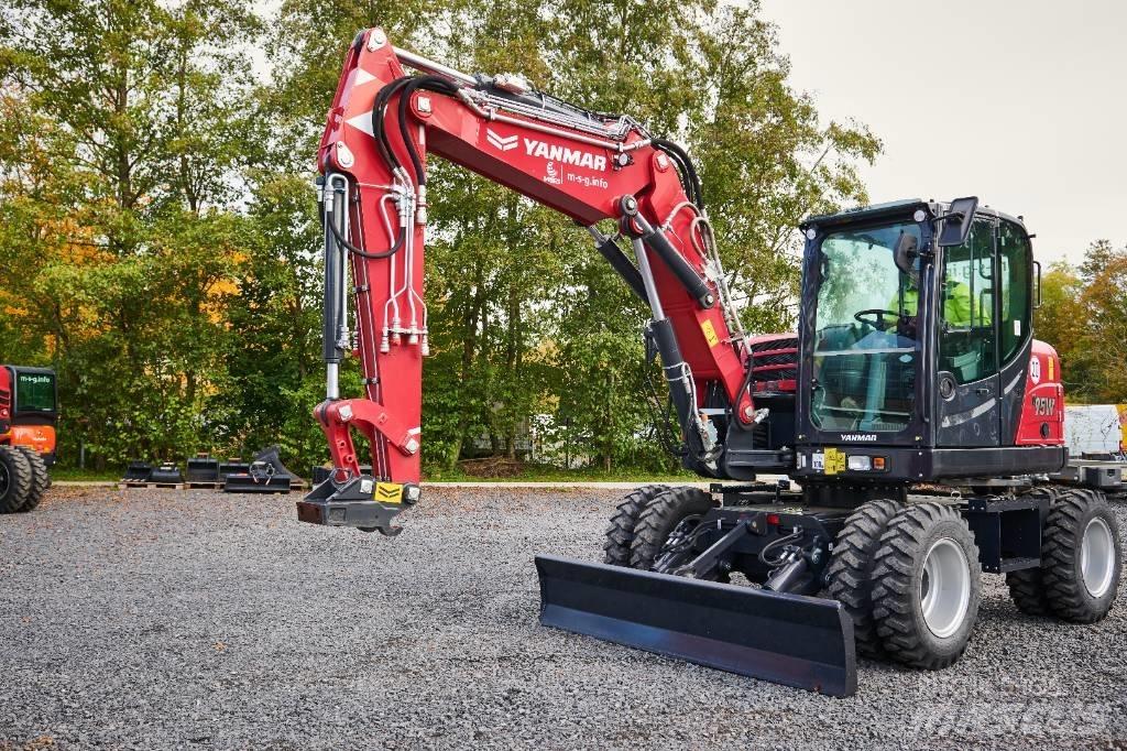 Yanmar B95W Kolová rýpadla