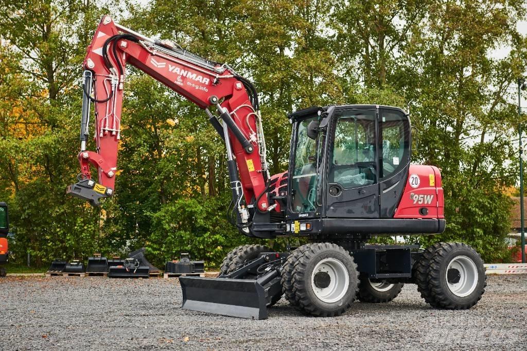 Yanmar B95W Kolová rýpadla