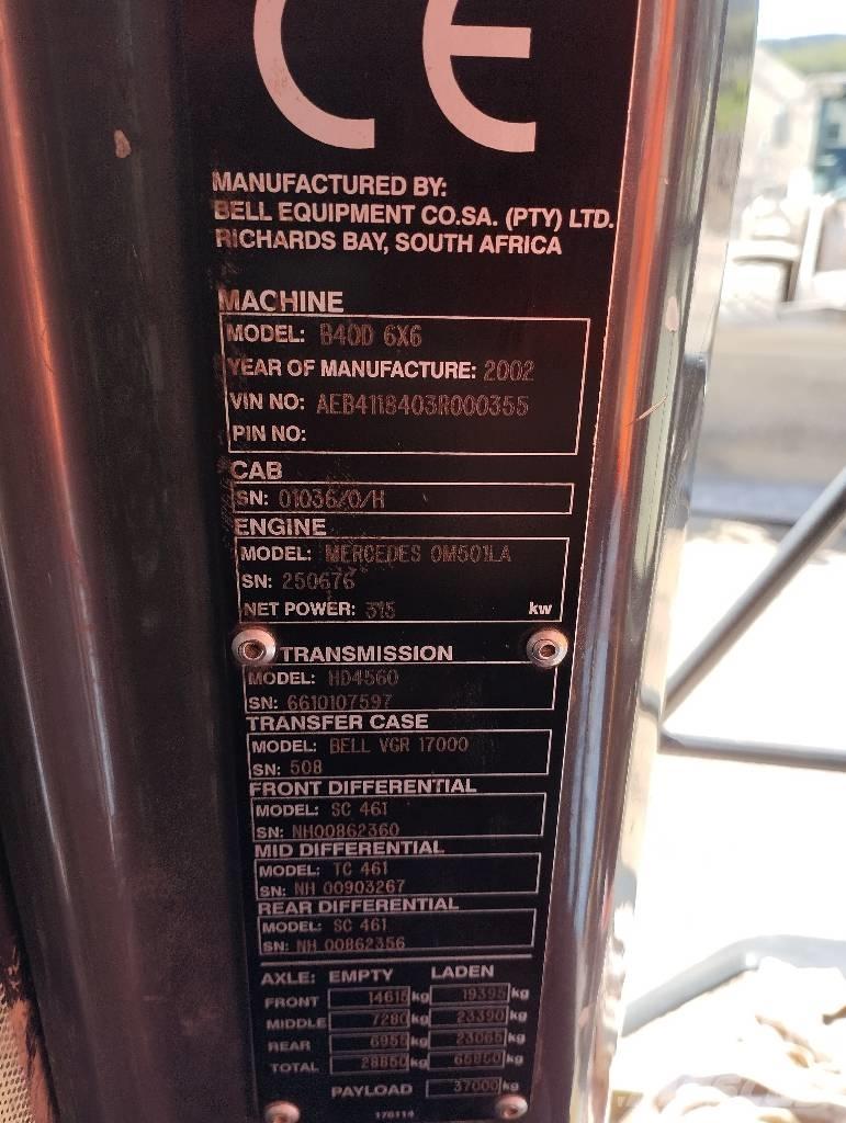Bell B 40 D Kloubové dempry