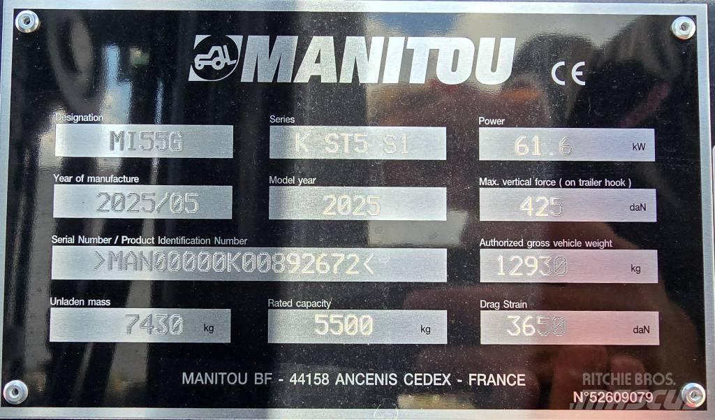 Manitou MI 55 G LPG vozíky