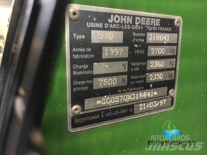 John Deere 570 Sklízecí řezačka