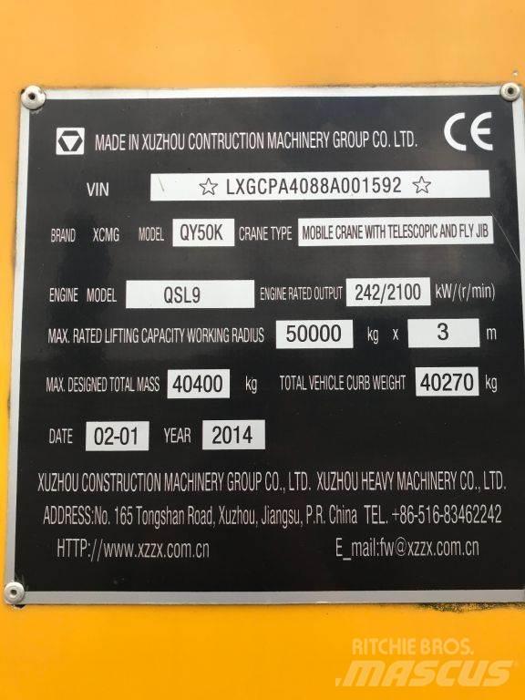 XCMG QY50K UNUSED Univerzální terénní jeřáby