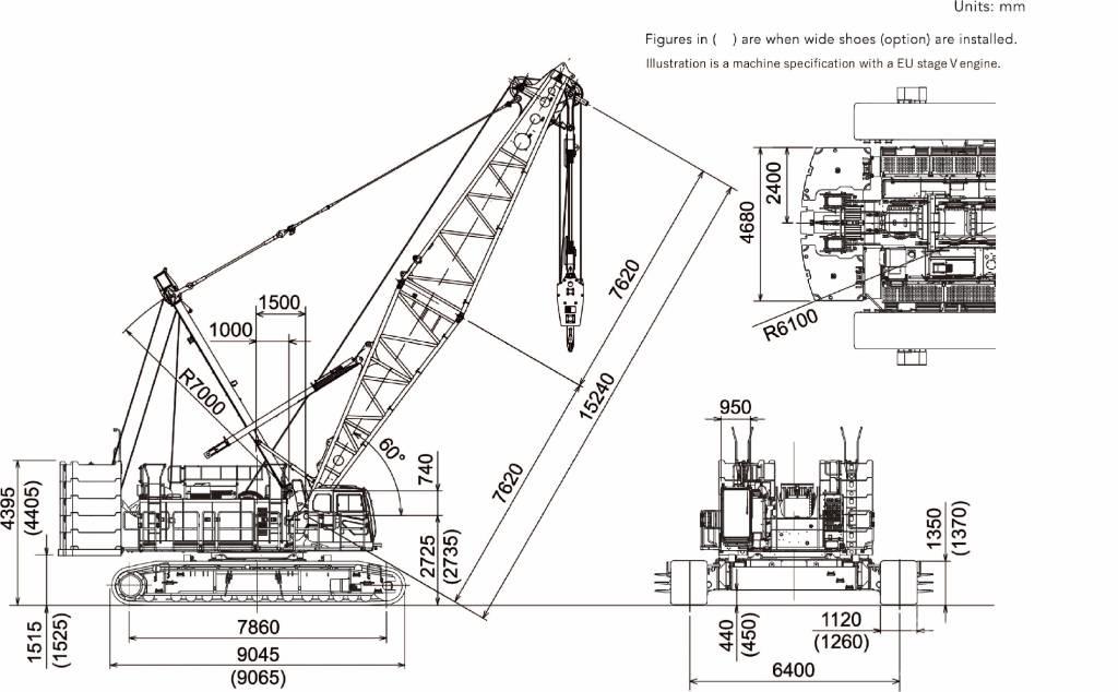 sumitomo SCX2800A-3 Pásové jeřáby