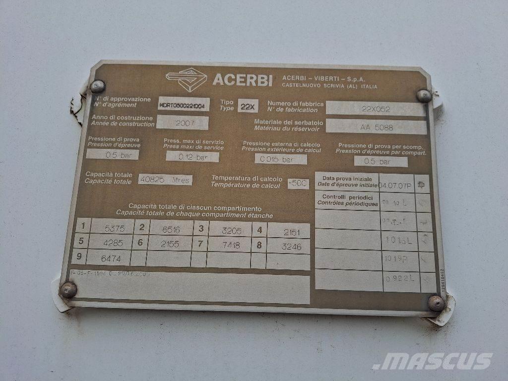 Acerbi ASO64003SP Cisternové návěsy
