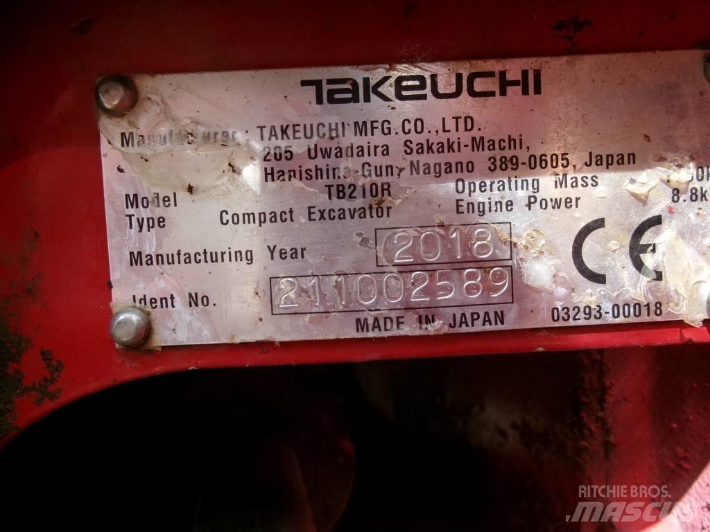 Takeuchi TB 210 R Mini rýpadla < 7t