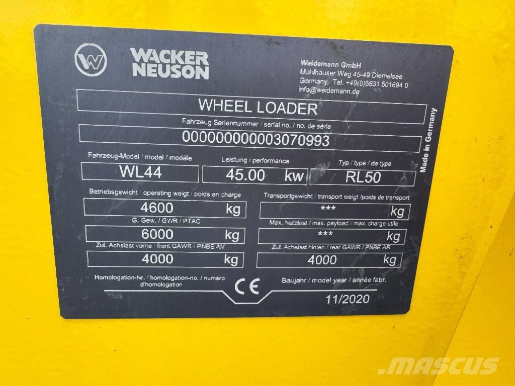 Wacker Neuson WL44 Kolové nakladače