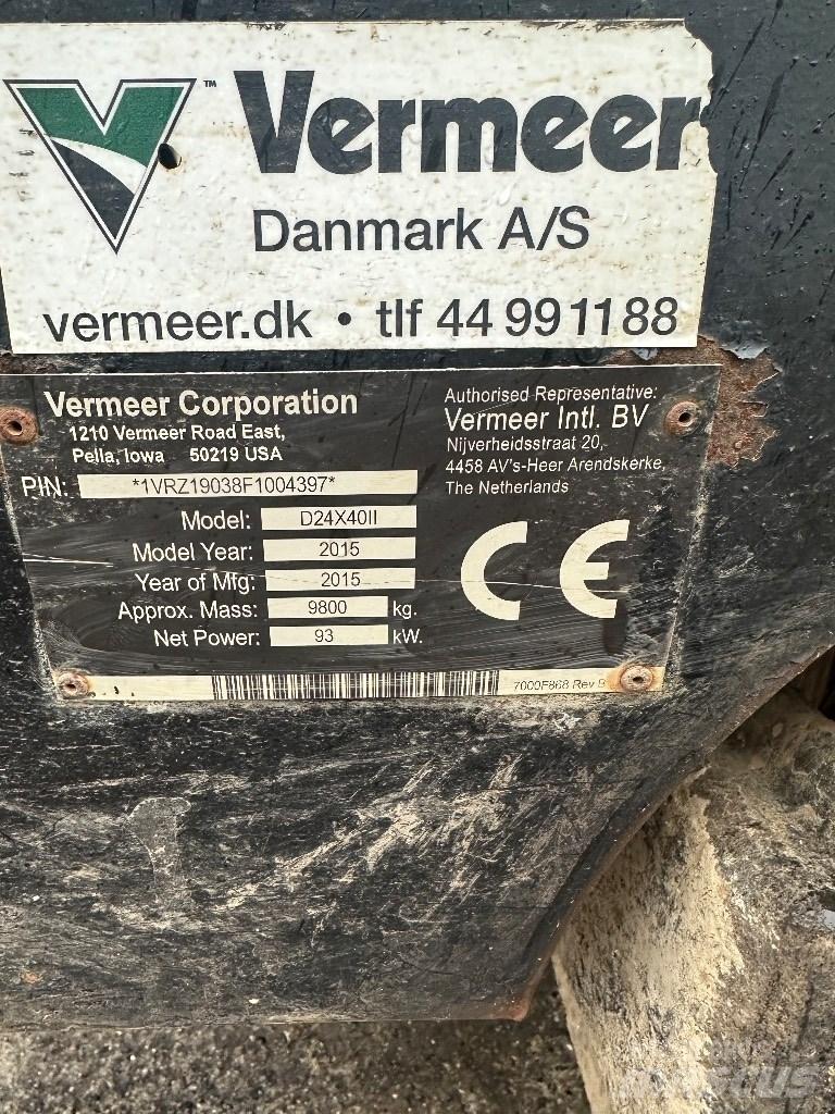 Vermeer D24x40II Horizontální vrtací zařízení