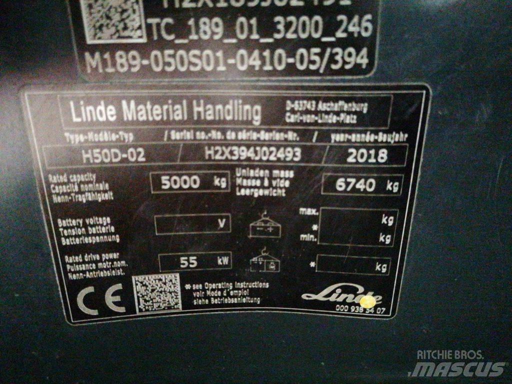 Linde H50D-02 Dieselové vozíky