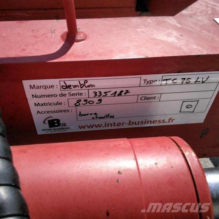 Demblon TC 75 LV Oboustranné pluhy