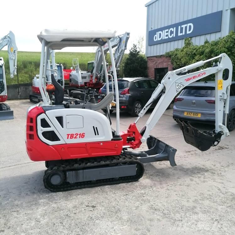 Takeuchi TB216 Mini rýpadla < 7t