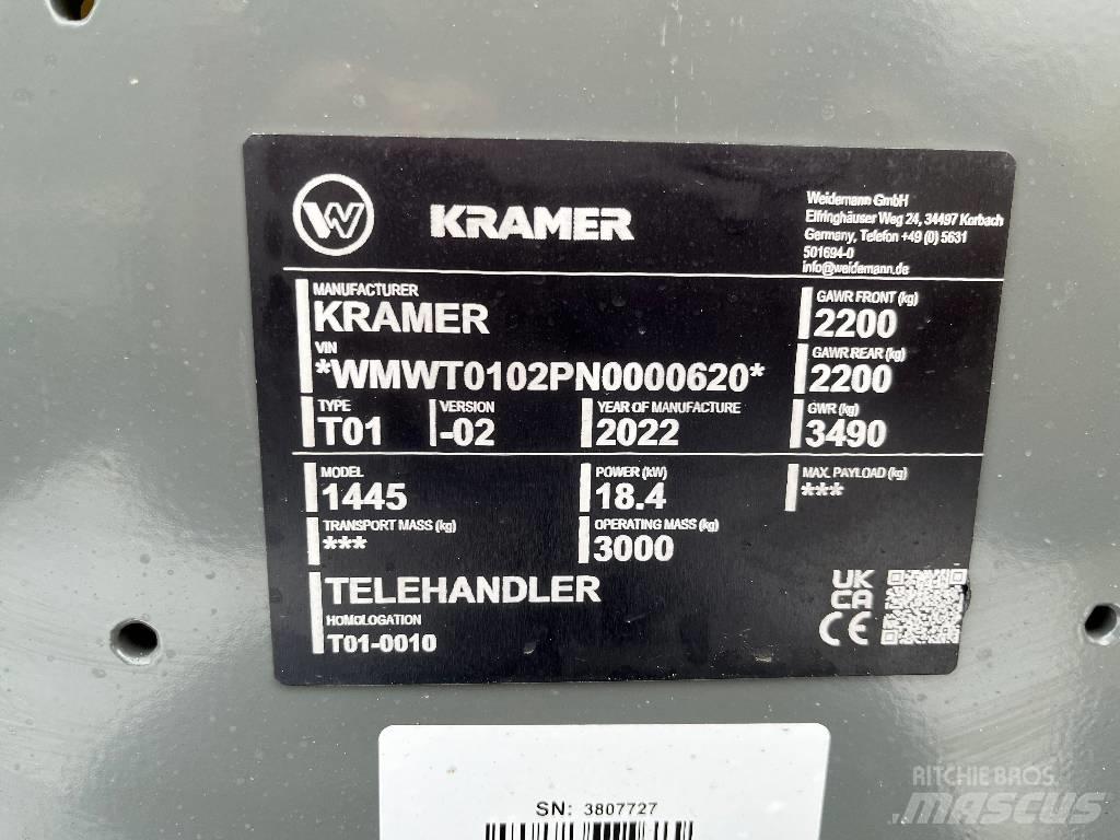 Kramer 1445 Teleskopické kolové nakladače