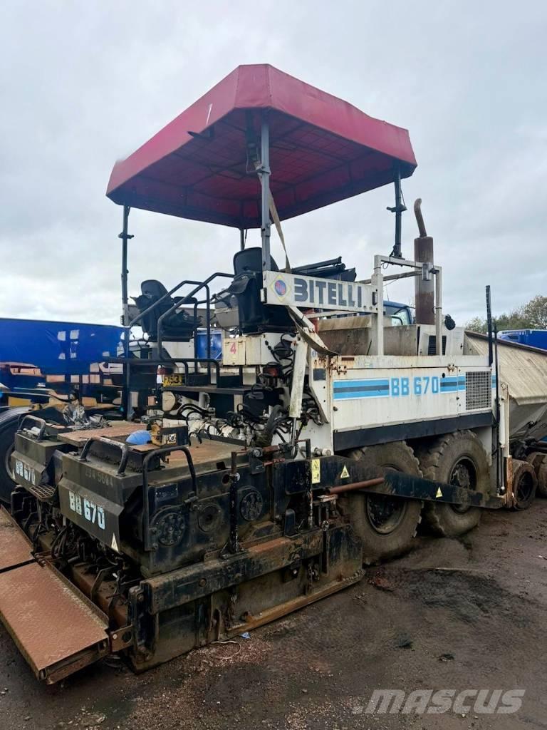 Bitelli BB 670 Finišery