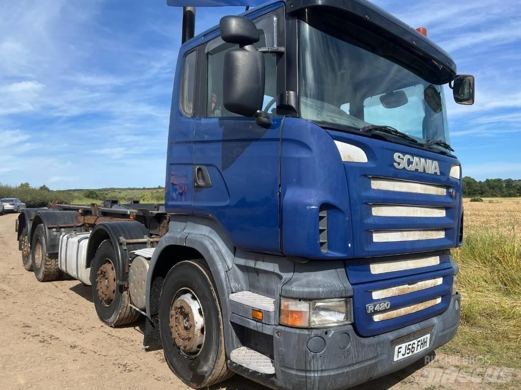 Scania R420 Hákový nosič kontejnerů