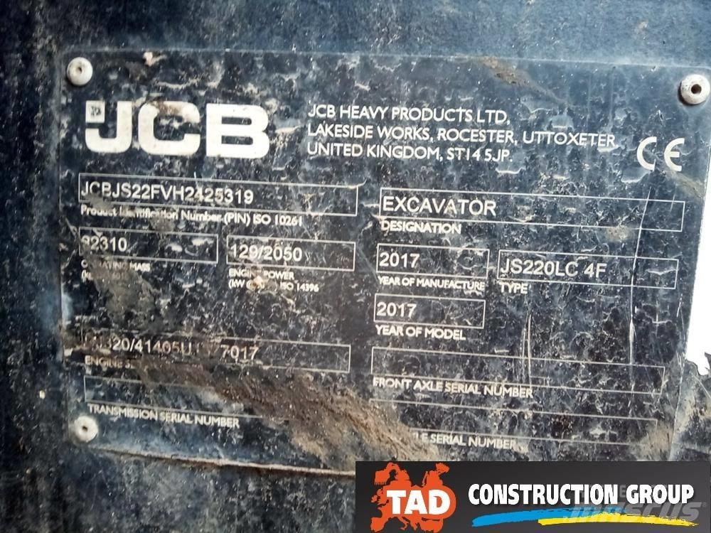 JCB JS 220 LC Pásová rýpadla