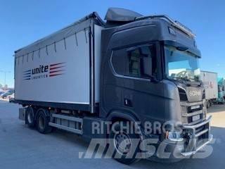 Scania R580 Flisbil Vozy na dřevní štěpku
