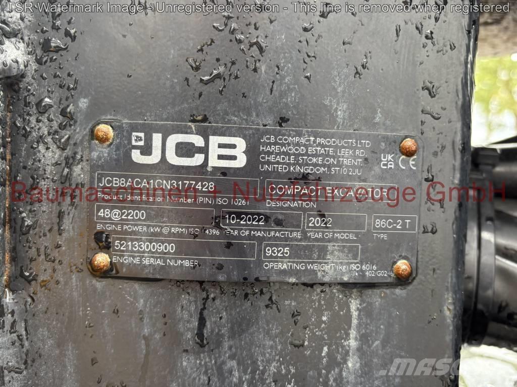 JCB 86C-2 TAB -Demo- Midi rýpadla 7t - 12t