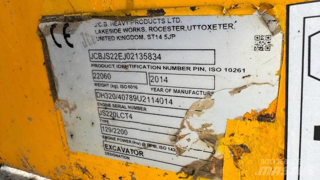 JCB JS 220 LC Pásová rýpadla