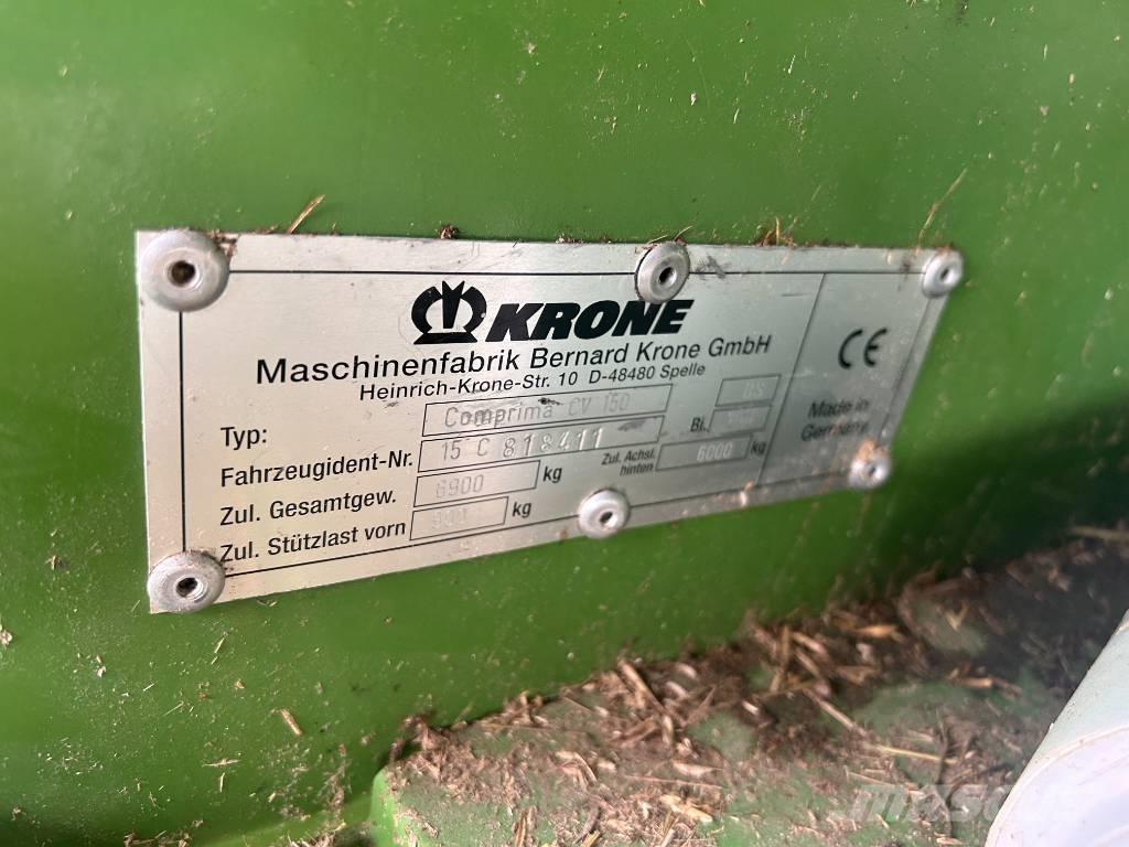 Krone CV150XC Lis na válcové balíky