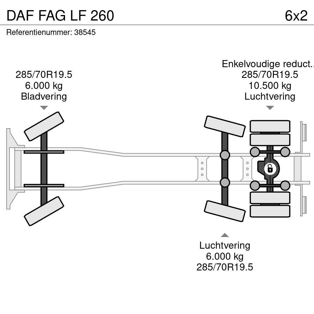 DAF FAG LF 260 Popelářské vozy