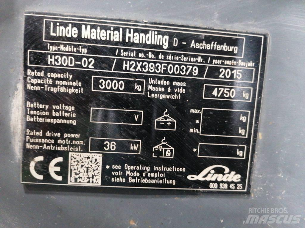 Linde H30D-02 Dieselové vozíky