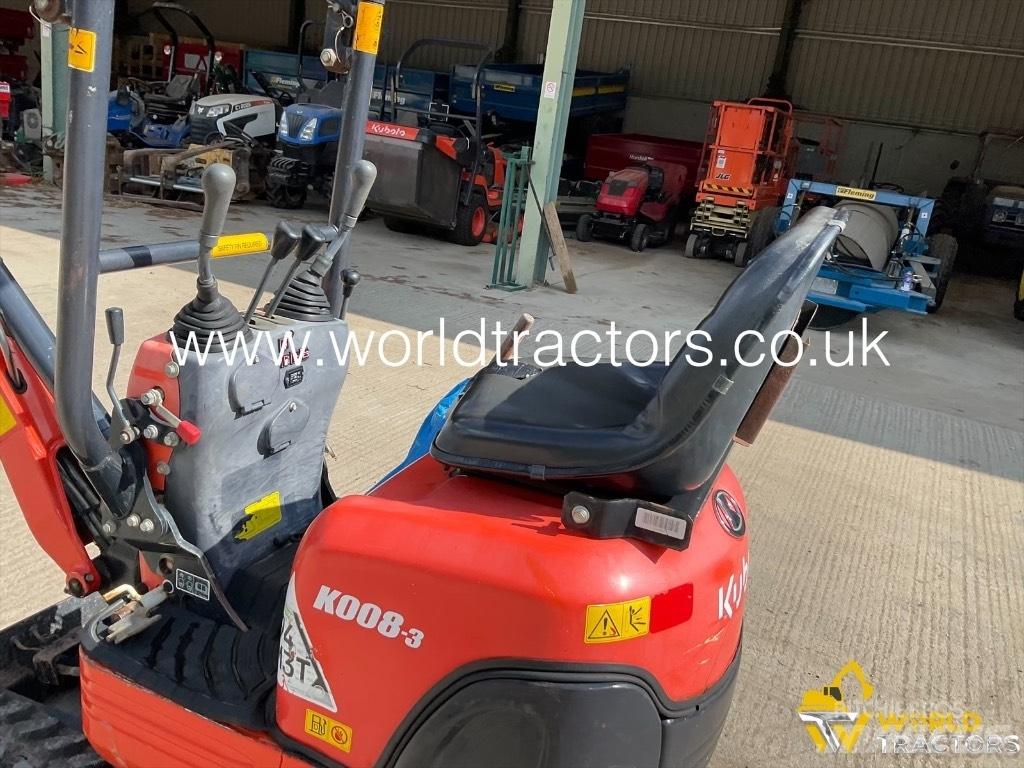 Kubota K 008-3 Mini rýpadla < 7t