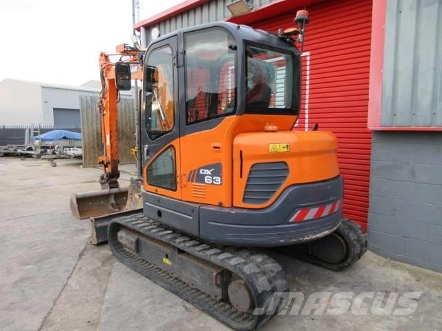 Doosan DX 63-3 Mini rýpadla < 7t
