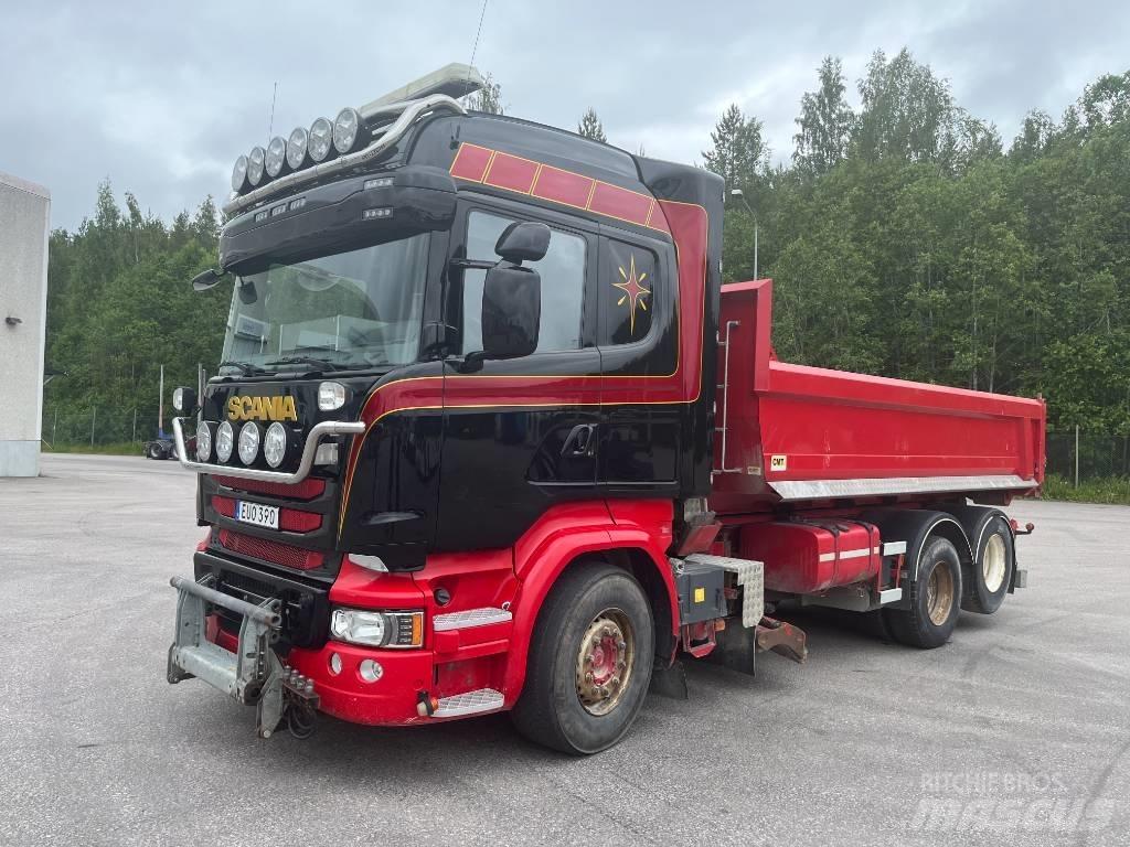 Scania R580 Hákový nosič kontejnerů