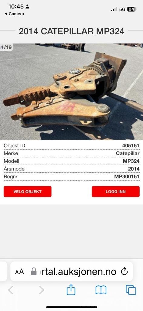 CAT MP324 Frézy, nůžky