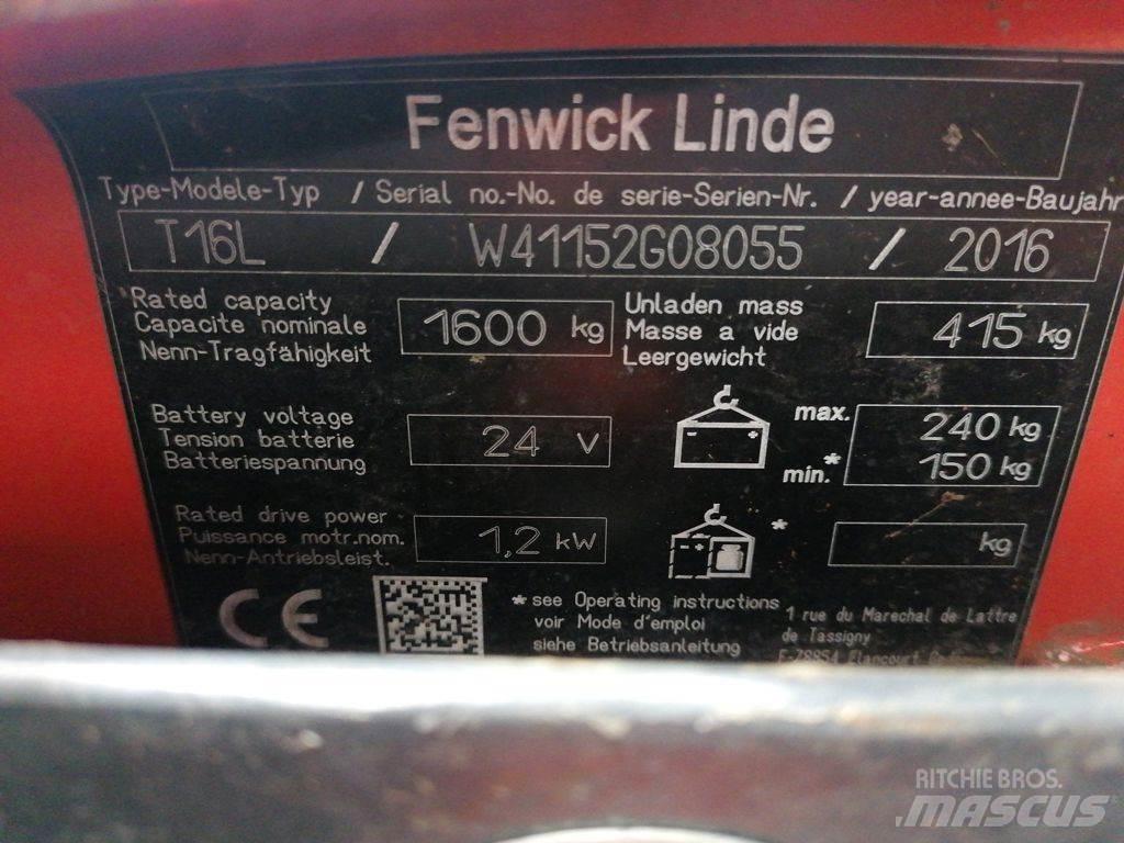 Linde T16L Ruční paletový vozík