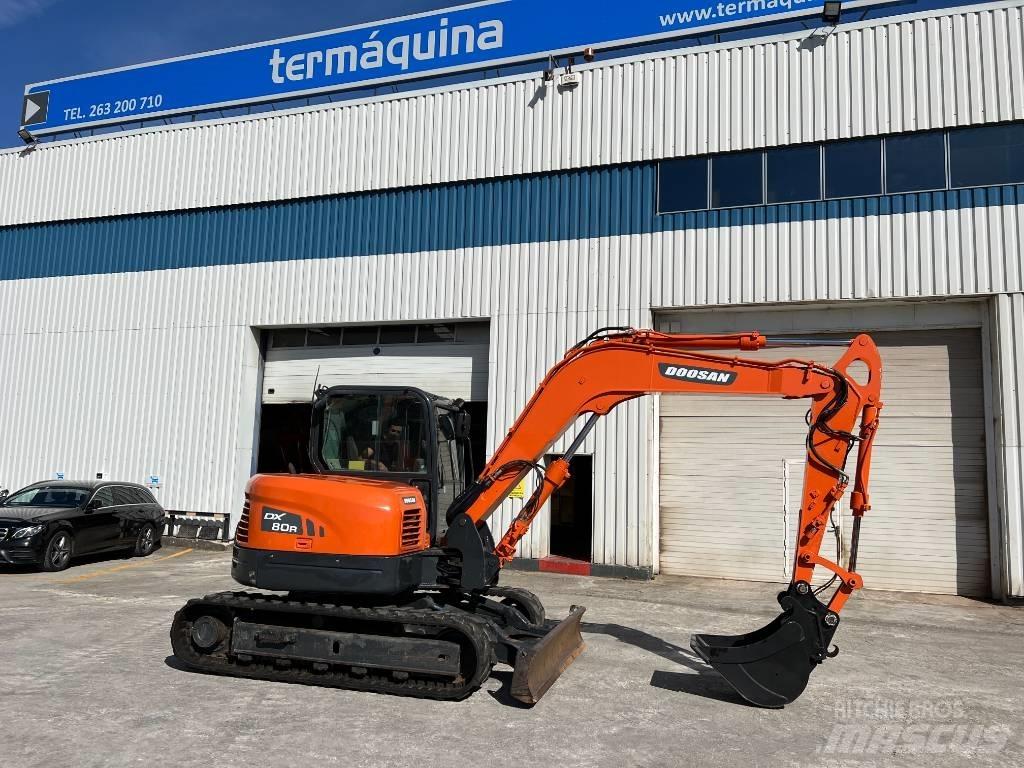 Doosan DX 80 R Midi rýpadla 7t - 12t