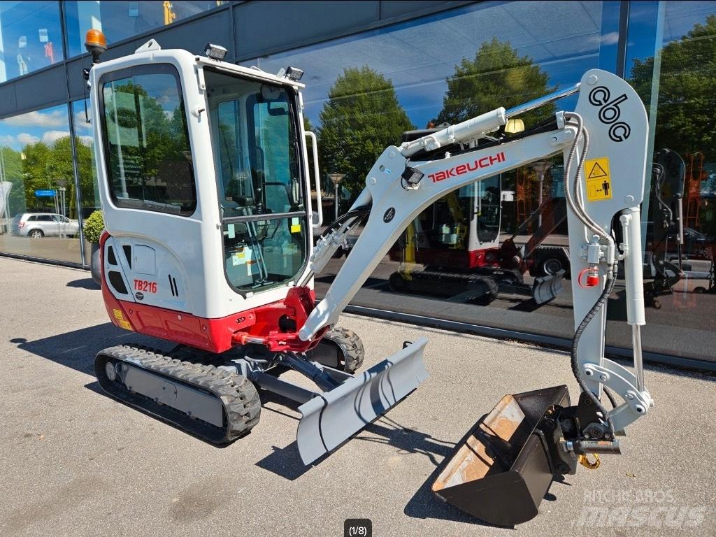 Takeuchi TB 216 Mini rýpadla < 7t