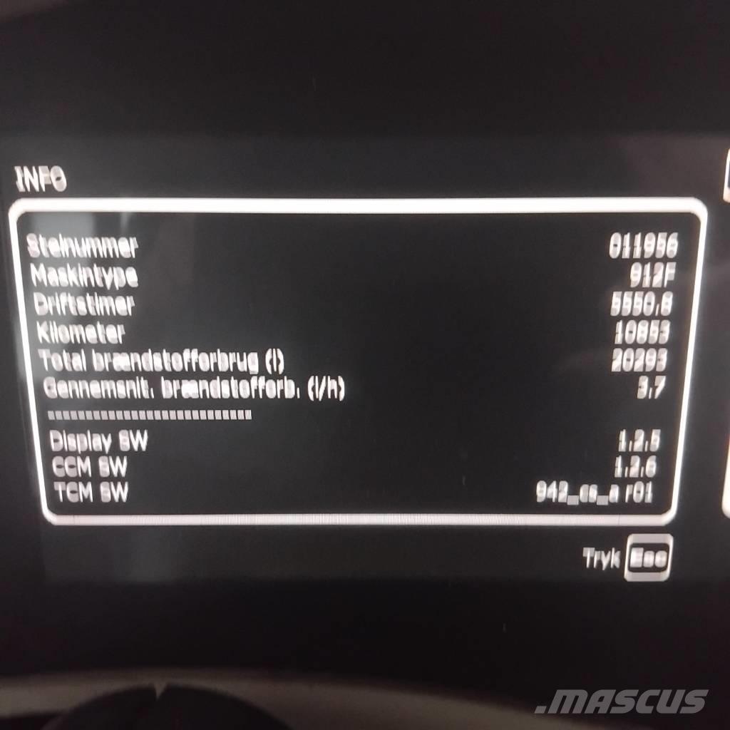 Hydrema 912FS Pevné dempry